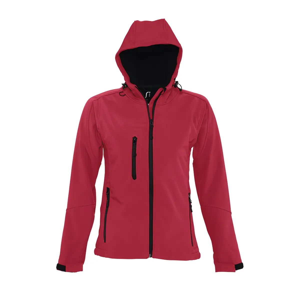 Chaqueta softshell mujer SOL’S REPLAY WOMEN 46802 5 Chaqueta softshell mujer SOL’S REPLAY WOMEN 46802 en Rojo chili, frontal sin persona.