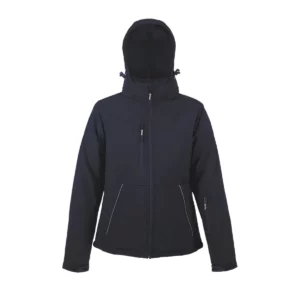 Chaqueta softshell mujer SOL’S ROCK WOMEN 46804 en French marino, frontal sin persona.