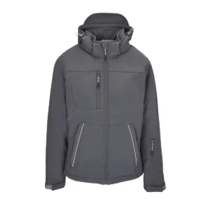 Chaqueta softshell mujer SOL’S ROCK WOMEN 46804 en Antracita, frontal sin persona.