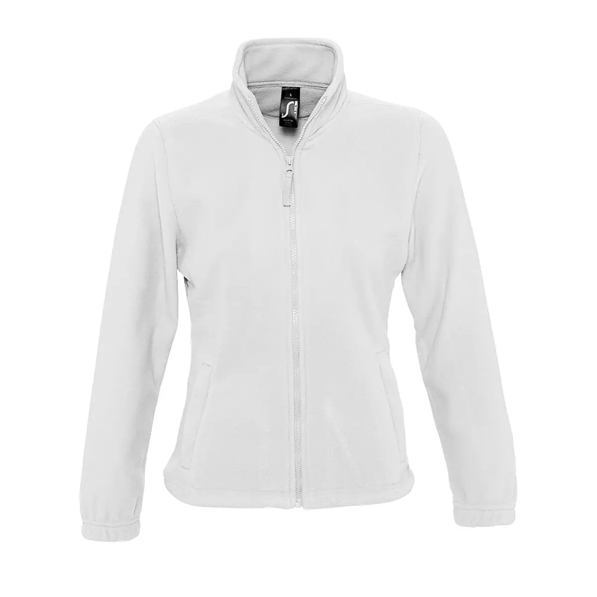 Chaqueta polar mujer SOL’S NORTH WOMEN 54500 17 Chaqueta polar mujer SOL’S NORTH WOMEN 54500 en Blanco, frontal sin persona.