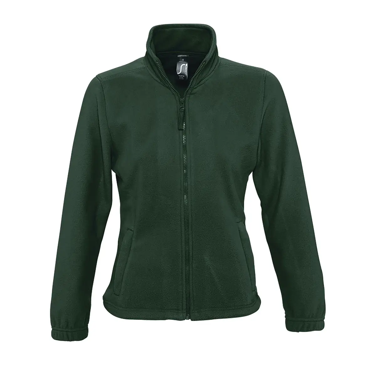 Chaqueta polar mujer SOL’S NORTH WOMEN 54500 10 Chaqueta polar mujer SOL’S NORTH WOMEN 54500 en Verde pino, frontal sin persona.