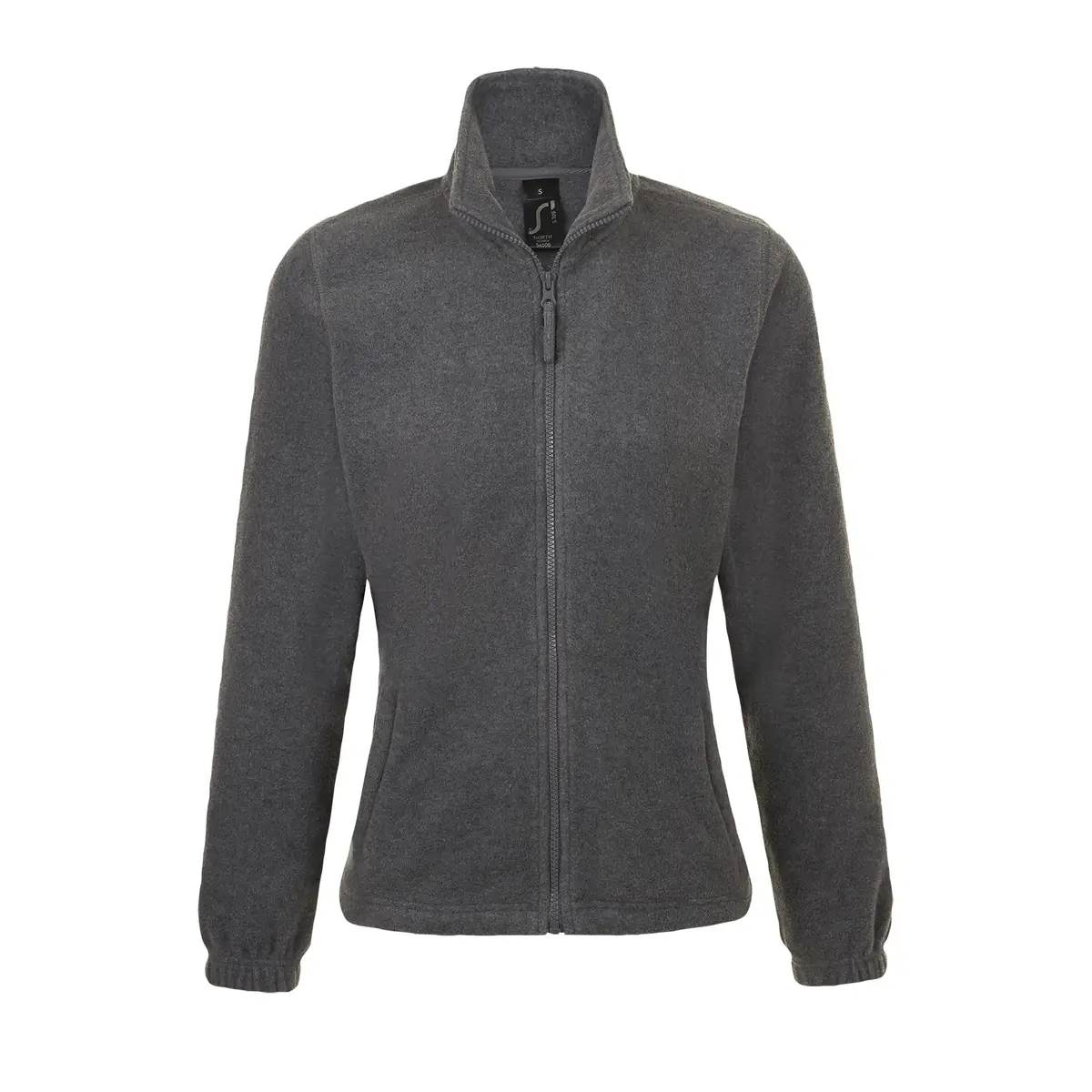 Chaqueta polar mujer SOL’S NORTH WOMEN 54500 16 Chaqueta polar mujer SOL’S NORTH WOMEN 54500 en Gris mezcla, frontal sin persona.