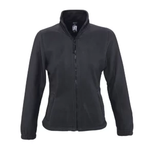 Chaqueta polar mujer SOL’S NORTH WOMEN 54500 en Antracita, frontal sin persona.