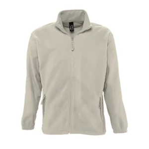 Chaqueta polar hombre SOL’S NORTH 55000 en Cuerda, frontal sin persona.