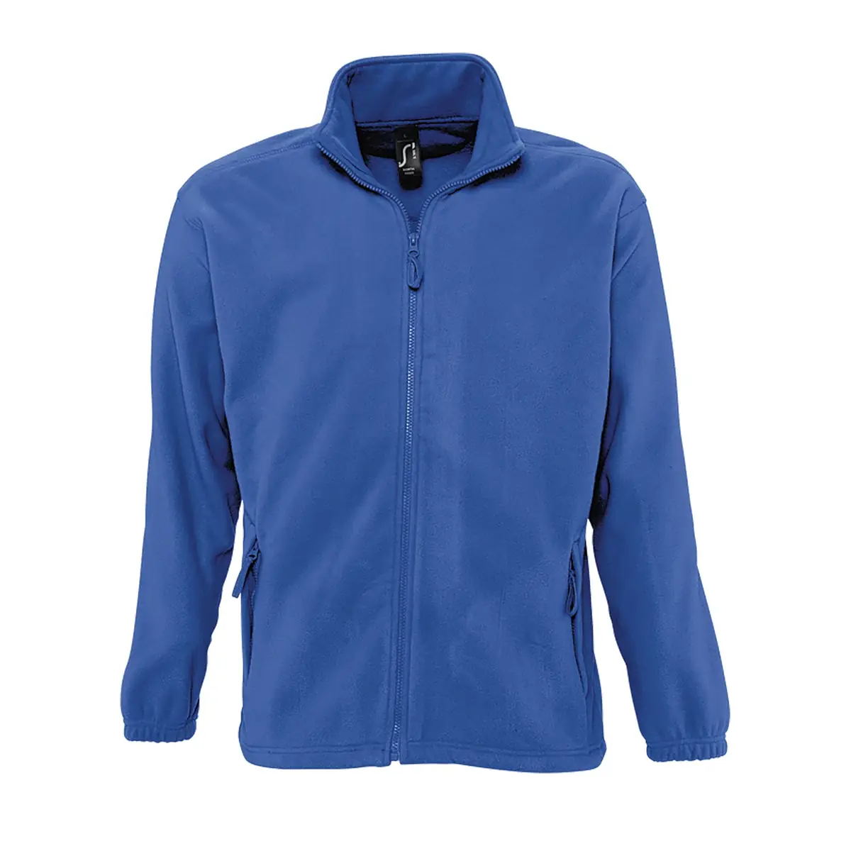 Chaqueta polar hombre SOL’S NORTH 55000 12 Chaqueta polar hombre SOL’S NORTH 55000 en Azul royal, frontal sin persona.