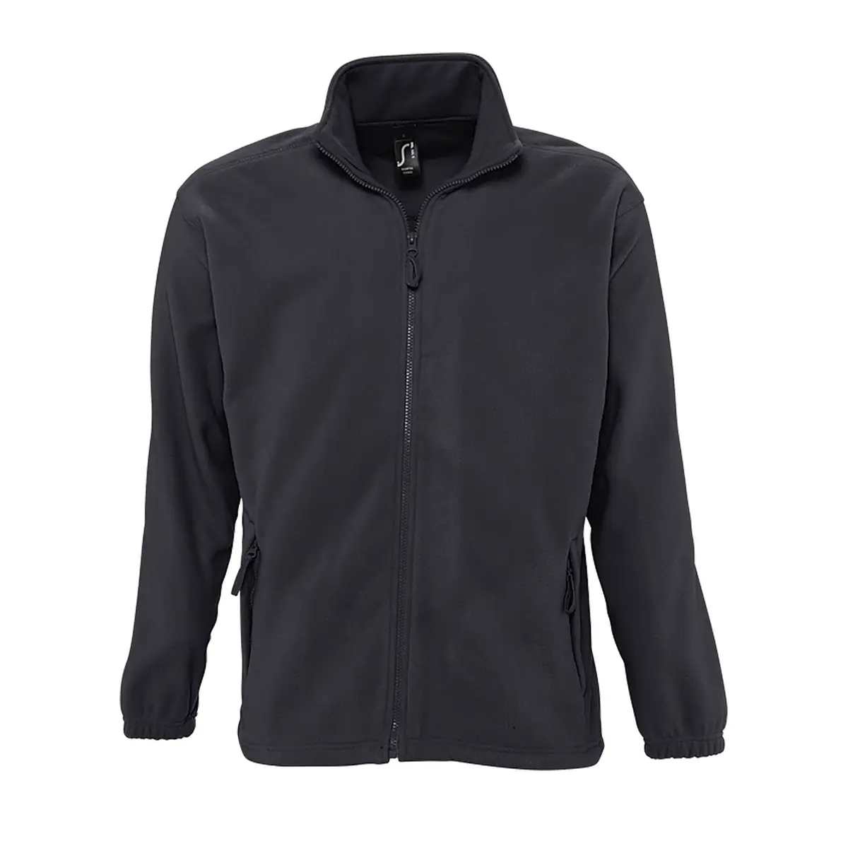 Chaqueta polar hombre SOL’S NORTH 55000 3 Chaqueta polar hombre SOL’S NORTH 55000 en Antracita, frontal sin persona.