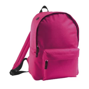Mochila SOL’S RIDER 70100 en Fucsia, vista de tres cuartos.