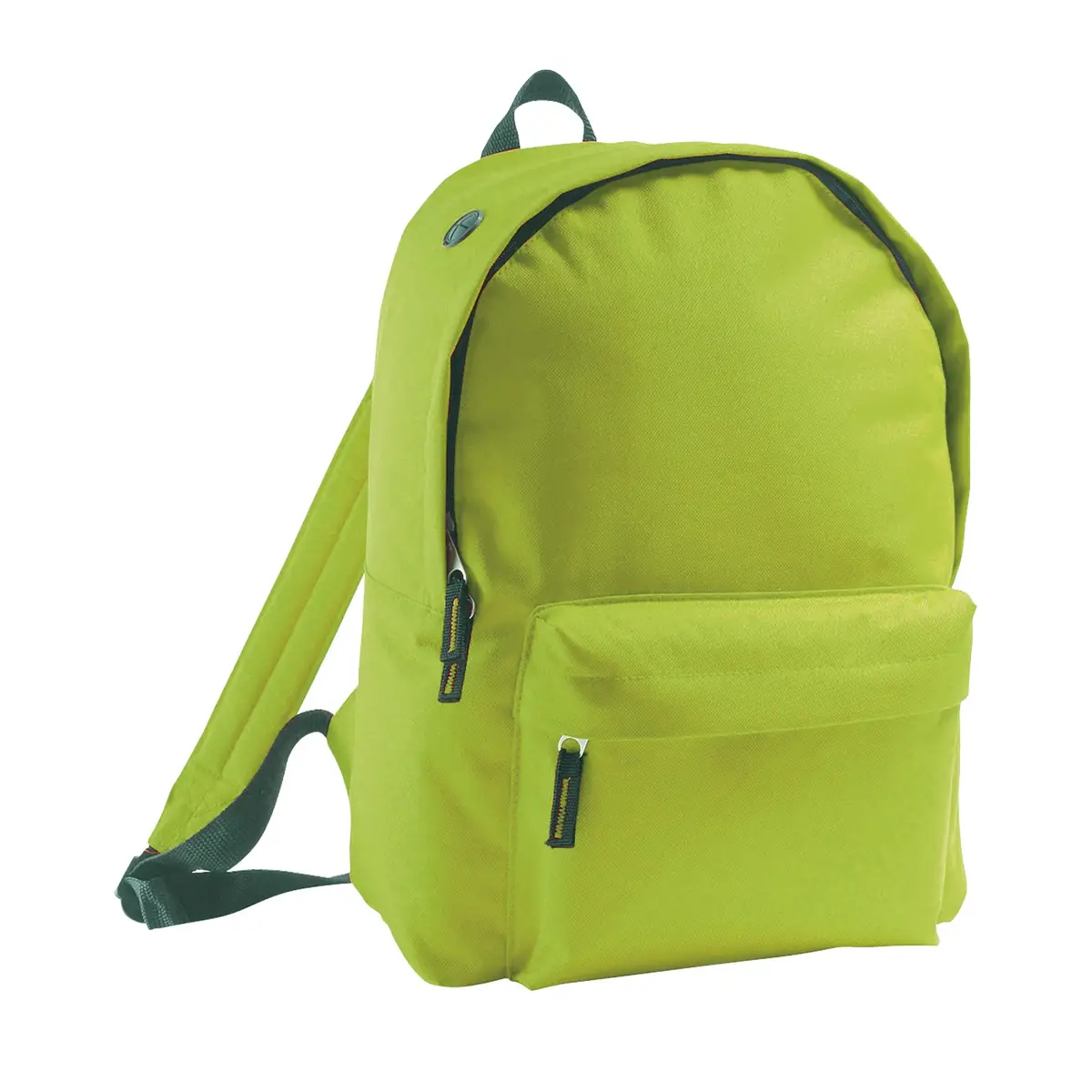 Mochila SOL’S RIDER 70100 15 Mochila SOL’S RIDER 70100 en Verde manzana, vista de tres cuartos.