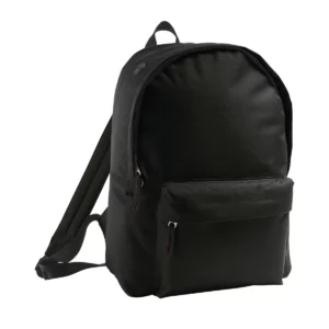 Mochila SOL’S RIDER 70100 en Negro, vista de tres cuartos.