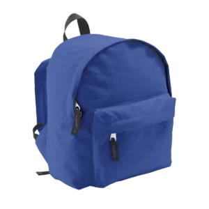 Mochila infantil SOL’S RIDER KIDS 70101 en Azul royal, vista de tres cuartos.