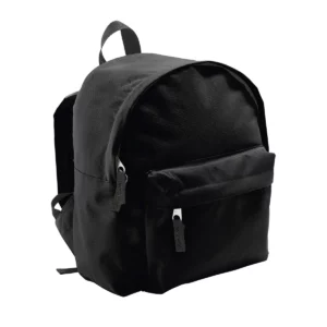 Mochila infantil SOL’S RIDER KIDS 70101 en Negro, vista de tres cuartos.