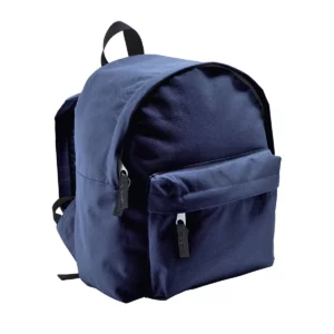 Mochila infantil SOL’S RIDER KIDS 70101 en French marino, vista de tres cuartos.