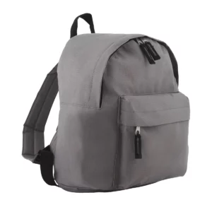 Mochila infantil SOL’S RIDER KIDS 70101 en Grafito, vista de tres cuartos.