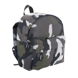 Mochila infantil SOL’S RIDER KIDS 70101 en Camo, vista de tres cuartos.
