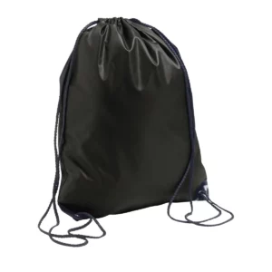 Mochila de cordones SOL’S URBAN 70600 en Negro, tres cuartos.