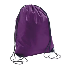 Mochila de cordones SOL’S URBAN 70600 en Púrpura, tres cuartos.