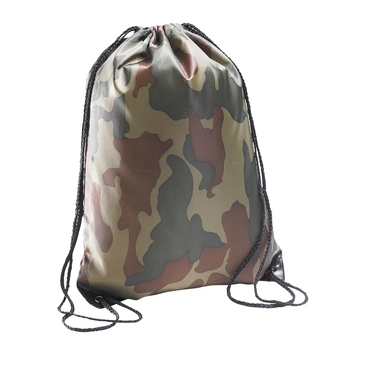 Mochila de cordones SOL’S URBAN 70600 2 Mochila de cordones SOL’S URBAN 70600 en Camuflaje, tres cuartos.