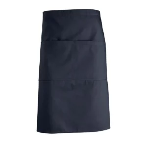 Delantal medio unisex SOL’S GREENWICH 88020 en Azul marino, frontal sin persona.