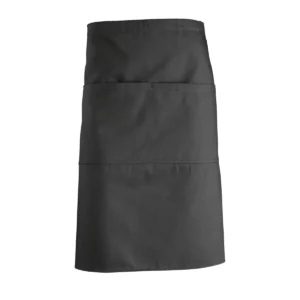 Delantal medio unisex SOL’S GREENWICH 88020 en Gris oscuro, frontal sin persona.