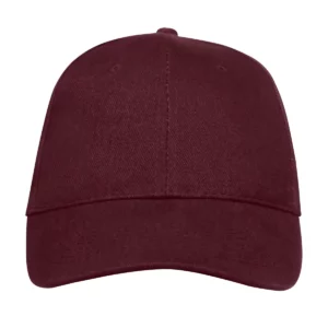 Gorra unisex SOL’S BUFFALO 88100 en Burdeos, frontal sin persona.