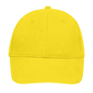 Gorra unisex SOL’S BUFFALO 88100 en Amarillo, frontal sin persona.