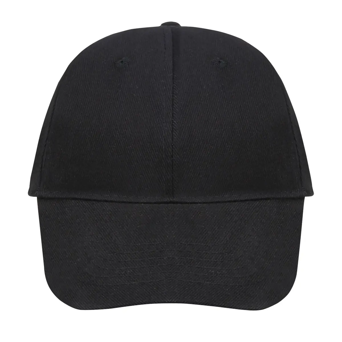 Gorra unisex SOL’S BUFFALO 88100 12 Gorra unisex SOL’S BUFFALO 88100 en Negro, frontal sin persona.