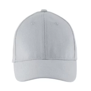 Gorra unisex SOL’S BUFFALO 88100 en Gris puro, frontal sin persona.