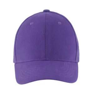 Gorra unisex SOL’S BUFFALO 88100 en Morado oscuro, frontal sin persona.