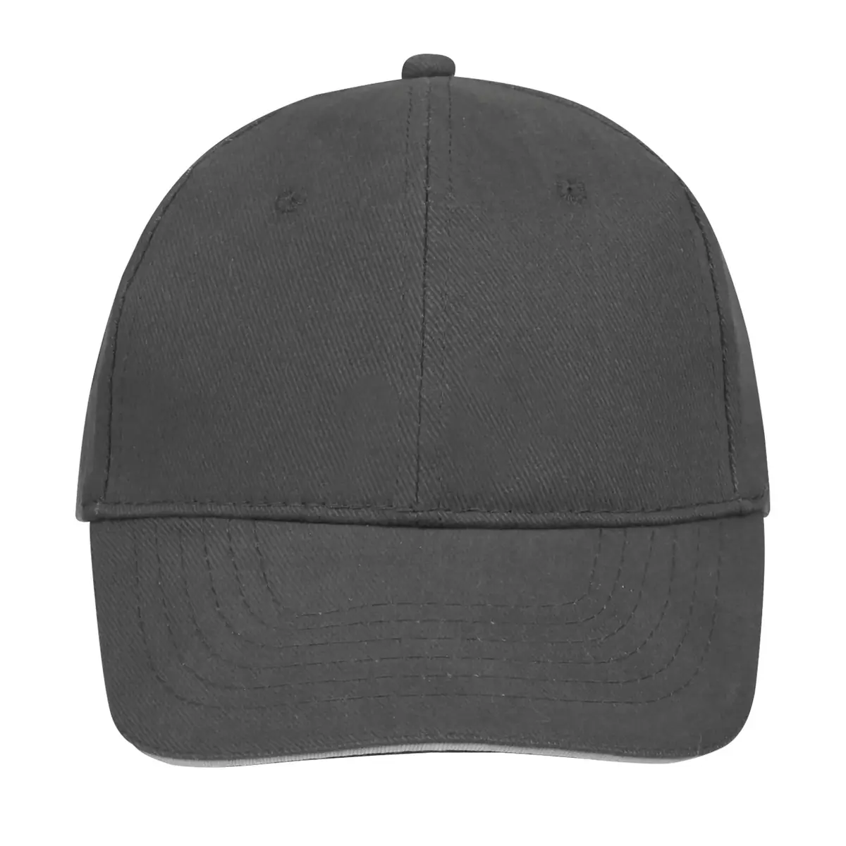 Gorra unisex SOL’S BUFFALO 88100 10 Gorra unisex SOL’S BUFFALO 88100 en Gris oscuro/Gris claro, frontal sin persona.
