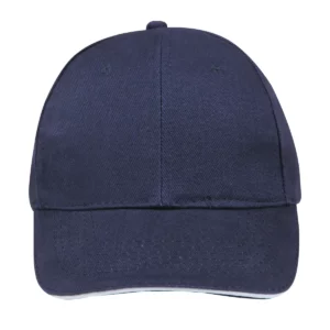 Gorra unisex SOL’S BUFFALO 88100 en French marino/Blanco, frontal sin persona.