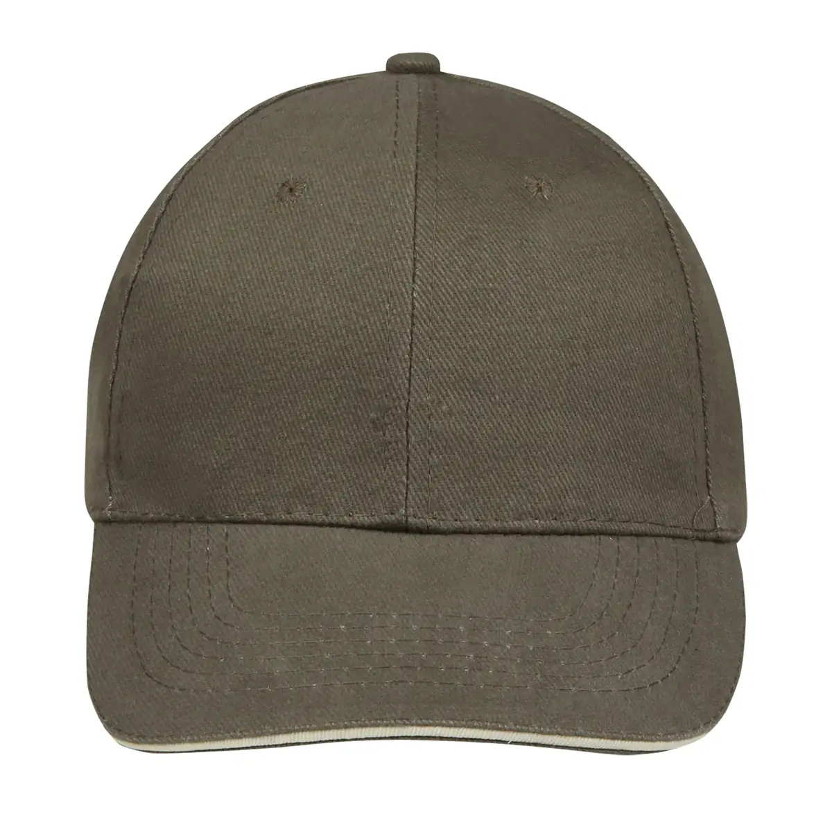 Gorra unisex SOL’S BUFFALO 88100 3 Gorra unisex SOL’S BUFFALO 88100 en Army/Beige, frontal sin persona.