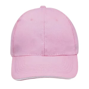 Gorra unisex SOL’S BUFFALO 88100 en Rosa/Blanco, frontal sin persona.