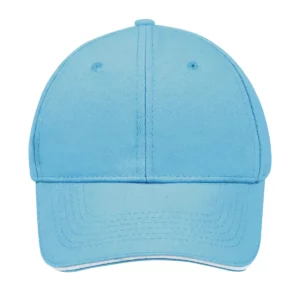 Gorra unisex SOL’S BUFFALO 88100 en Turquesa/Blanco, frontal sin persona.