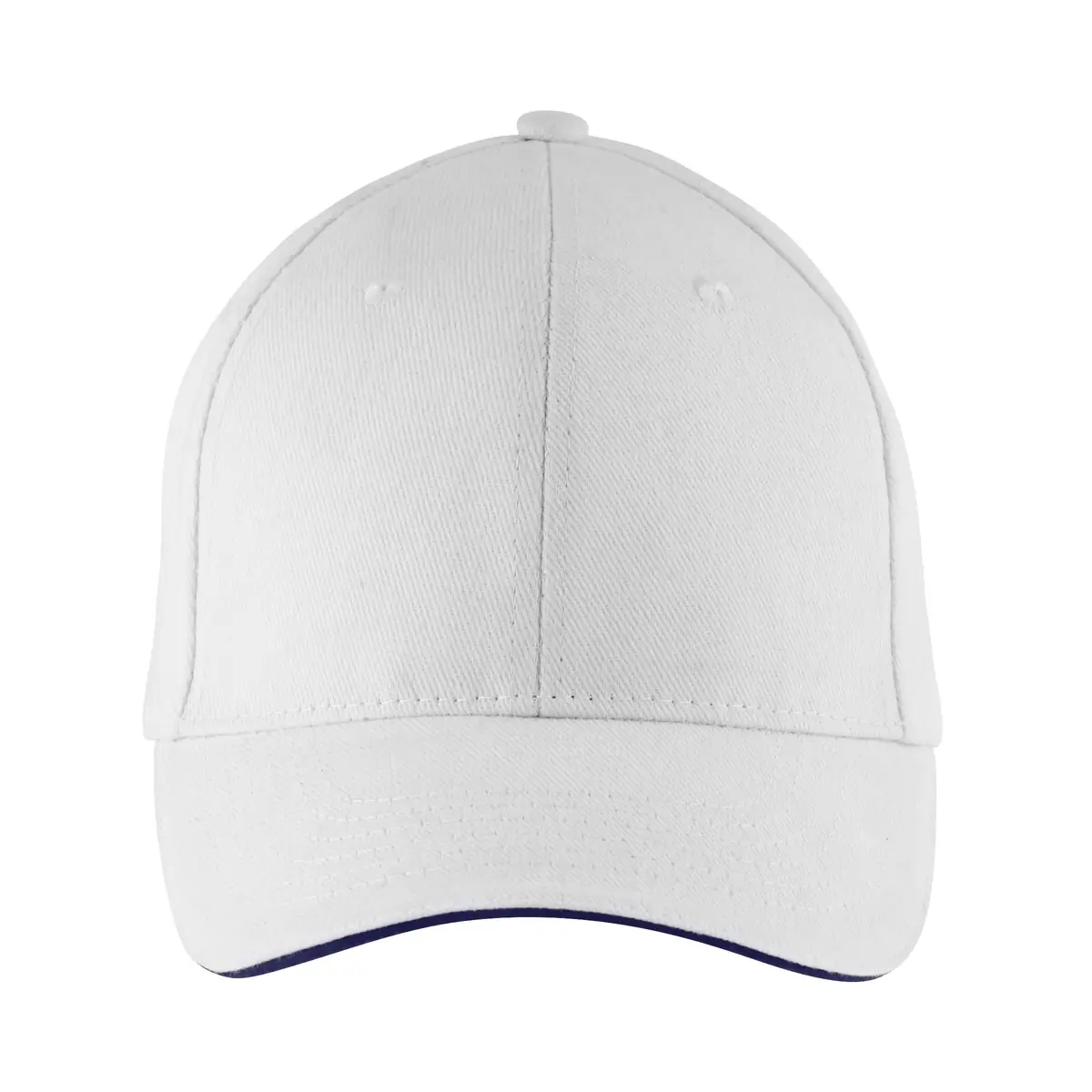 Gorra unisex SOL’S BUFFALO 88100 31 Gorra unisex SOL’S BUFFALO 88100 en Blanco/French marino, frontal sin persona.