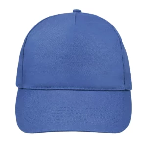 Gorra unisex SOL’S SUNNY 88110 en Azul royal, frontal sin persona.