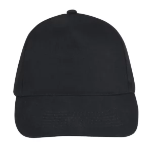 Gorra unisex SOL’S SUNNY 88110 en Negro, frontal sin persona.