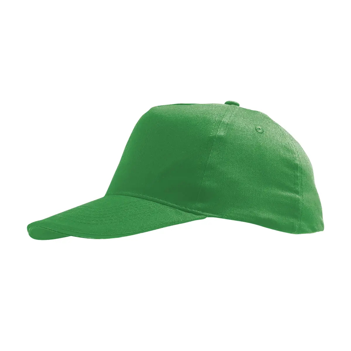 Gorra infantil SOL’S SUNNY KIDS 88111 13 Gorra infantil SOL’S SUNNY KIDS 88111 en Verde pradera, vista de tres cuartos.