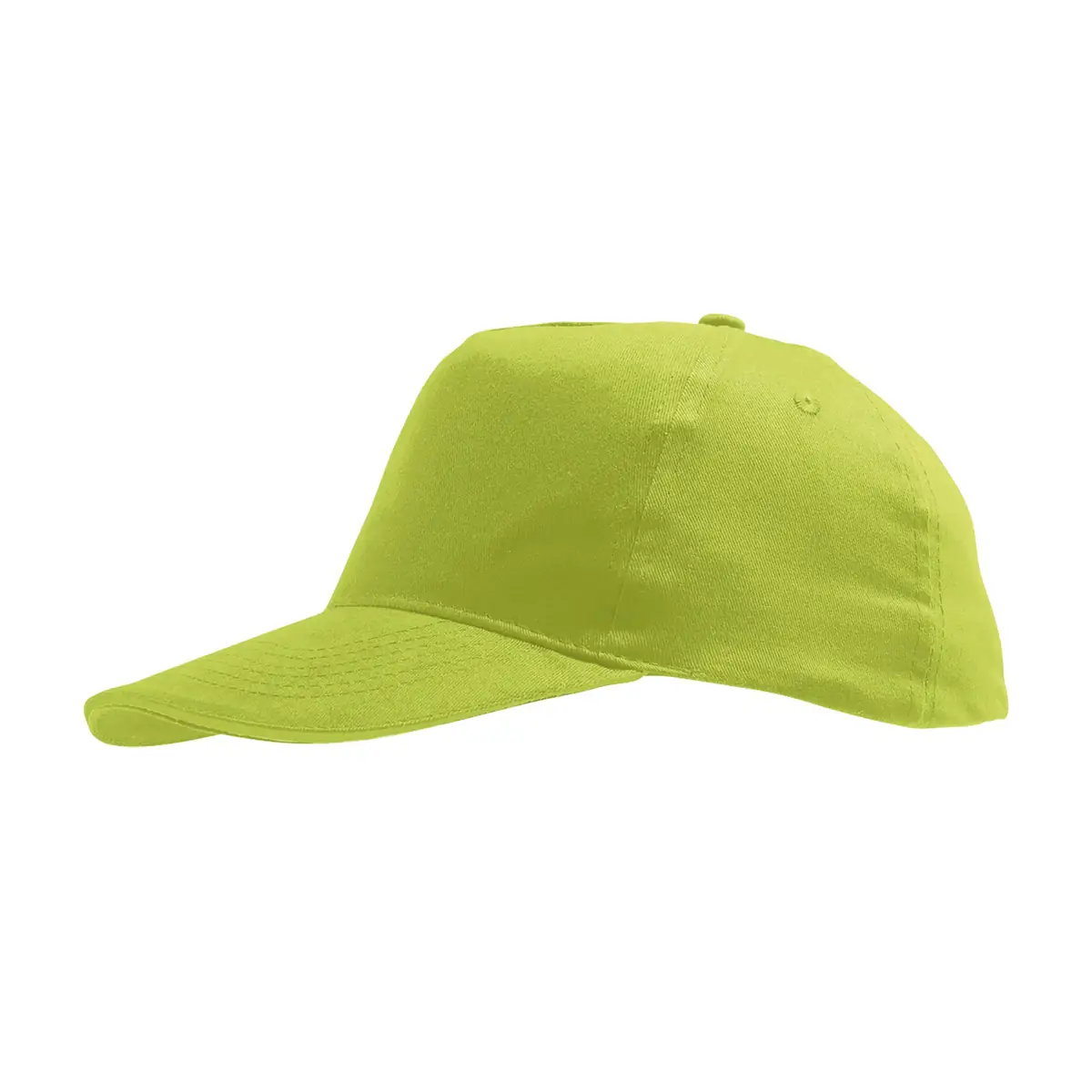Gorra infantil SOL’S SUNNY KIDS 88111 11 Gorra infantil SOL’S SUNNY KIDS 88111 en Verde manzana, vista de tres cuartos.