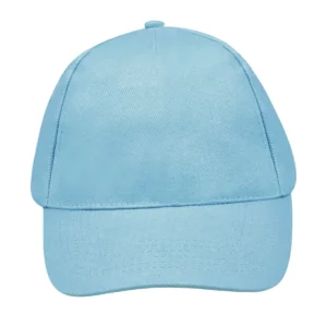 Gorra unisex SOL’S BUZZ 88119 en Azul atolón, frontal sin persona.