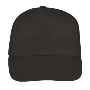 Gorra unisex SOL’S BUZZ 88119 en Gris oscuro, frontal sin persona.