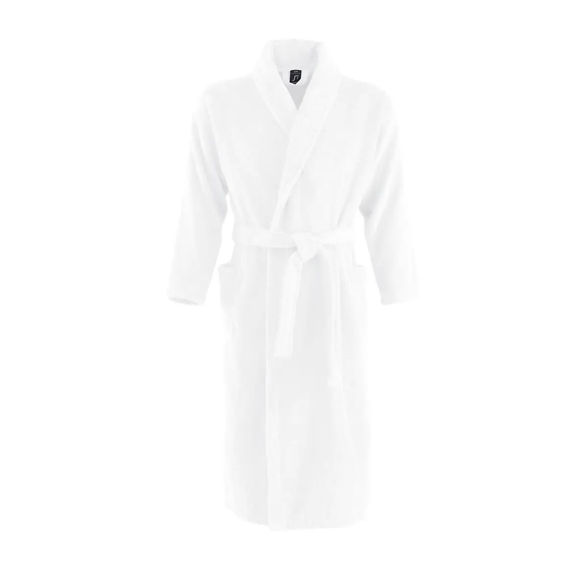 Albornoz unisex SOL’S PALACE 89100 3 Albornoz unisex SOL’S PALACE 89100 en Blanco, frontal sin persona.
