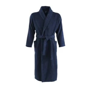 Albornoz unisex SOL’S PALACE 89100 en French marino, frontal sin persona.