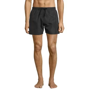 Bañador hombre SOL’S SANDY 01689 en Negro, vista frontal con modelo.