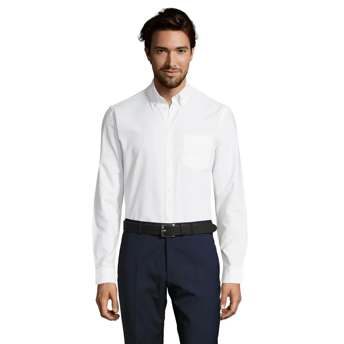 Camisa Oxford hombre SOL’S BOSTON FIT 02920 2 Camisa Oxford hombre SOL’S BOSTON FIT 02920, vista con modelo.
