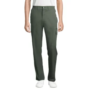 Pantalón elástico hombre SOL’S DOCKER 03820 en Verde bosque, frontal con modelo.