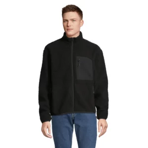 Chaqueta sherpa unisex SOL’S FURY 04042, vista con modelo.