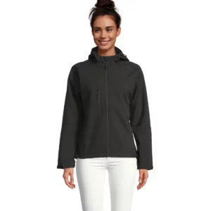 Chaqueta softshell mujer SOL’S REPLAY WOMEN 46802, vista con modelo.