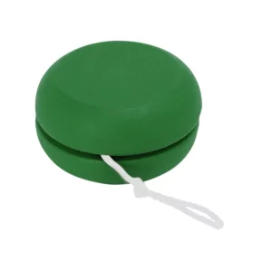 Yoyó de madera Stamina Rosko 0112, verde helecho, vista frontal del yoyó