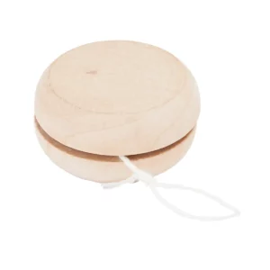 Yoyó de madera Stamina Rosko 0112, crudo, vista frontal del yoyó