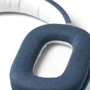 Auriculares de diadema Stamina Luca 1057, royal vigoré, detalle de la almohadilla de tela